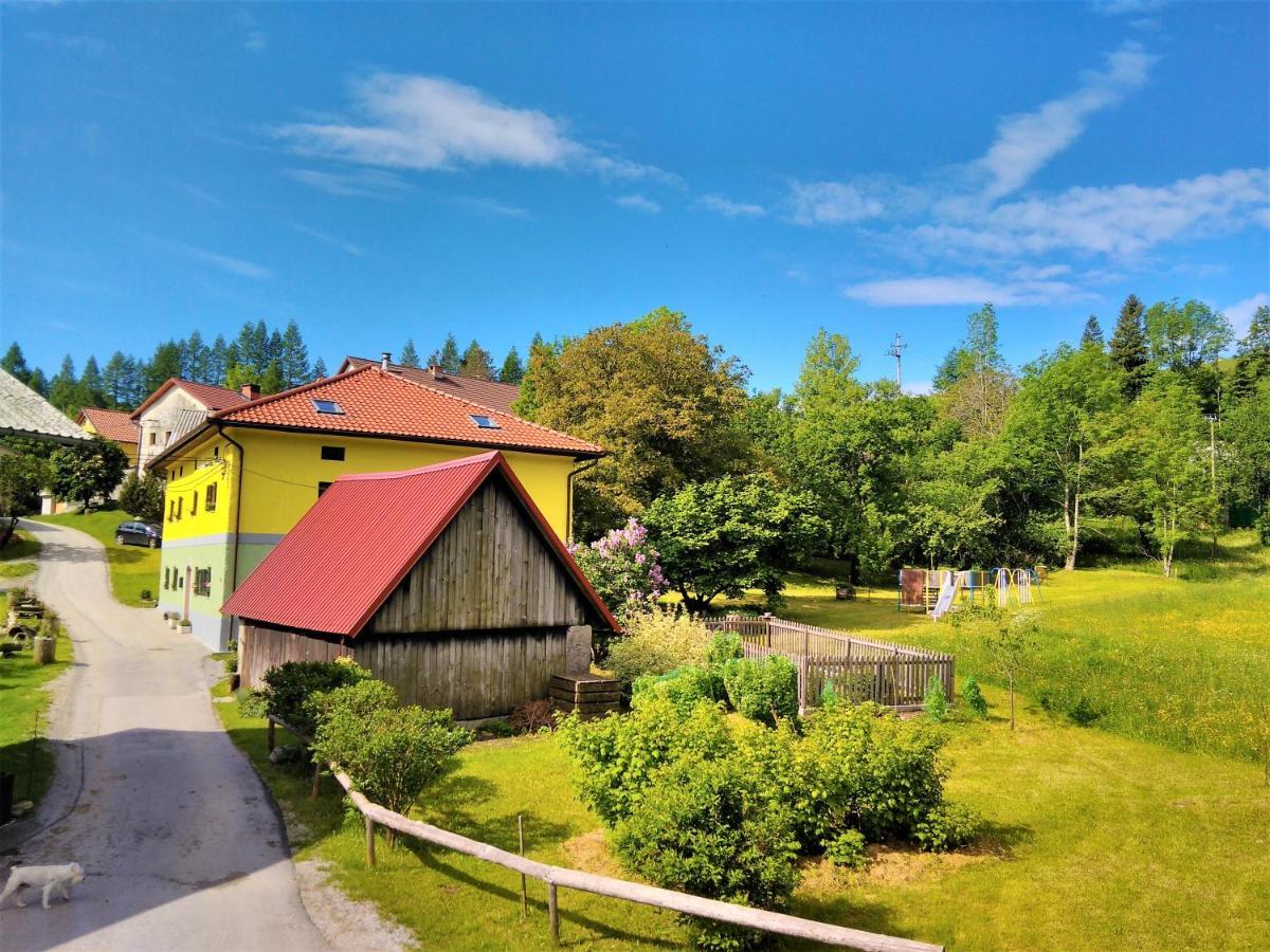 Apartmaji Pr-Gujlu Sela Nad Podmelcem 5220 Tolmin Podmelec Exterior foto