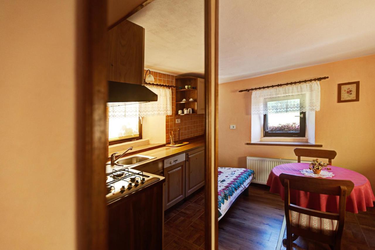 Apartmaji Pr-Gujlu Sela Nad Podmelcem 5220 Tolmin Podmelec Exterior foto